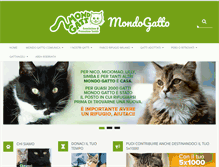 Tablet Screenshot of mondogatto.org