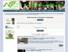 Tablet Screenshot of mondogatto.net